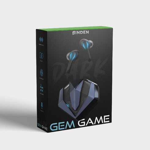Audífonos Gamer BINDEN Dark Gemgame 012 Estuche/Carga Micrófono